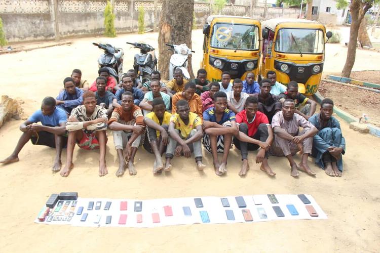 Police arrest 27 armed robbery suspects in Kano